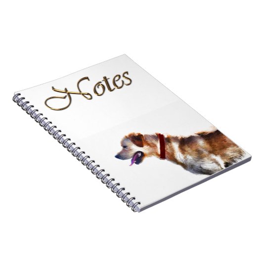 Carnet Golden Labrador Retriever Dog-lover Cadeau (Côté Droit)