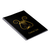 Carnet Golden lyre (Côté Droit)