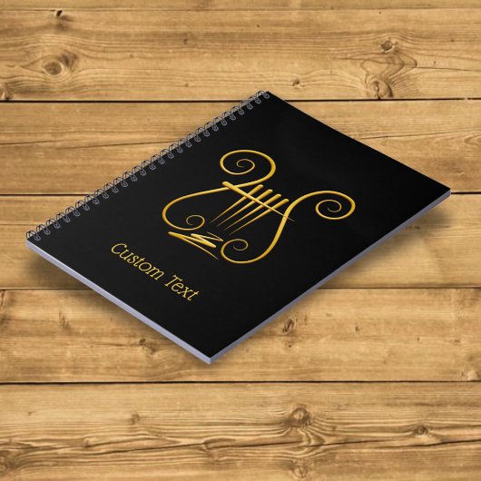Carnet Golden lyre
