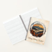 Carnet "Golden Mist Harmony" (Intérieur)