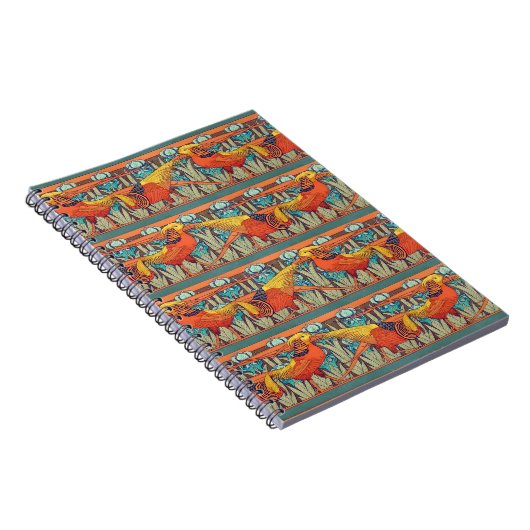 Carnet Golden Pheasant Retro (Côté Droit)