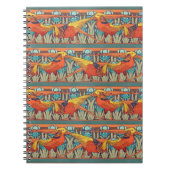 Carnet Golden Pheasant Retro (Devant)