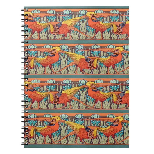 Carnet Golden Pheasant Retro (Devant)