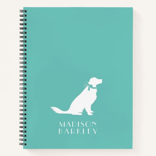 Carnet Golden Retriever (Devant)