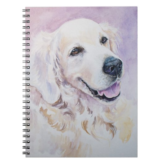 Carnet Golden retriever (Devant)