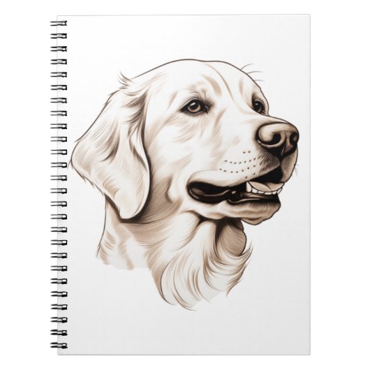 Carnet Golden Retriever 2 (Devant)