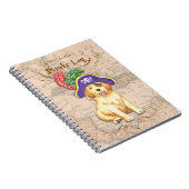 Carnet Golden Retriever Pirate (Côté Droit)