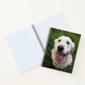 Carnet Golden Retriever souriant (Intérieur)