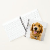 Carnet Golden Retriever souriant (Intérieur)
