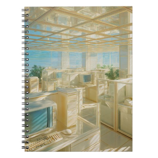 Carnet Golden Retro Office Dream (Devant)