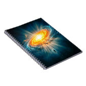 Carnet Golden Spiral Galaxy Astronaut Sci-Fi Space (Côté Droit)