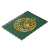 Carnet Golden Targaryen Crest (Côté gauche)