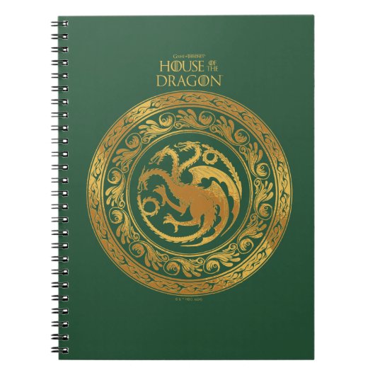 Carnet Golden Targaryen Crest (Devant)