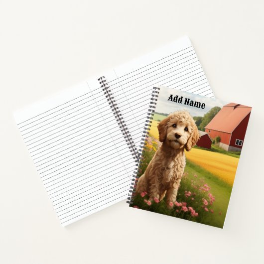 Carnet Goldendoodle (Intérieur)