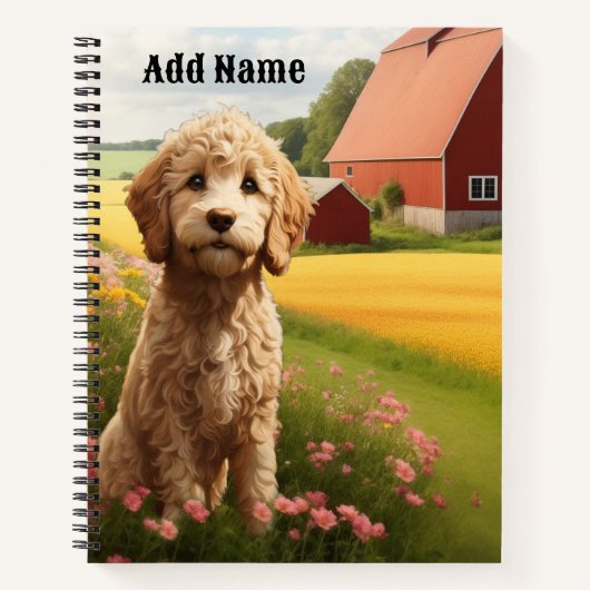 Carnet Goldendoodle (Devant)