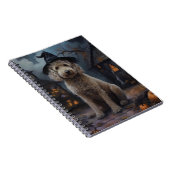 Carnet Goldendoodle Citrouille Halloween effrayant (Côté Droit)