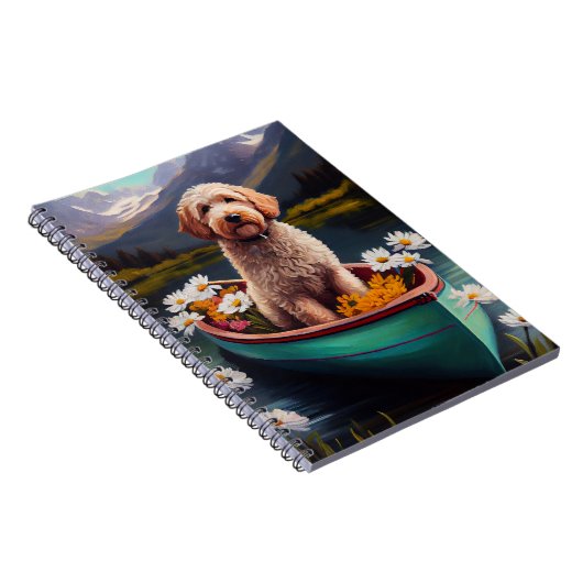 Carnet Goldendoodle on a Paddle : Une aventure Pittoresqu (Côté Droit)
