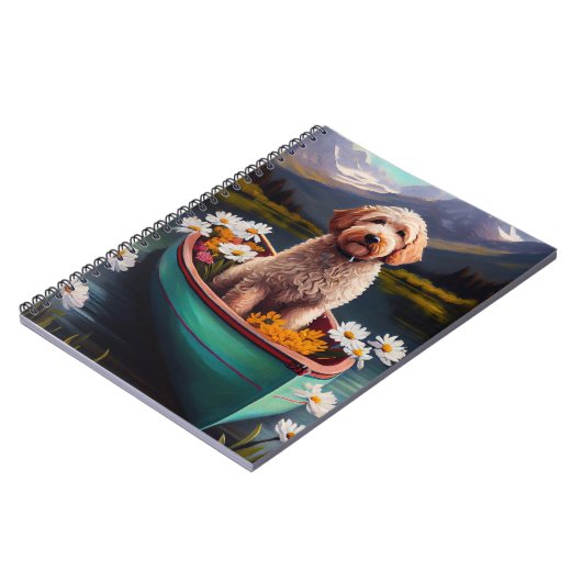 Carnet Goldendoodle on a Paddle : Une aventure Pittoresqu (Côté gauche)