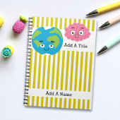 Carnet Goldenrod Yellow-White ・ École ・ Custom