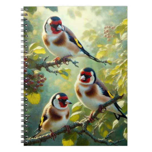 Carnet Goldfinches (Devant)