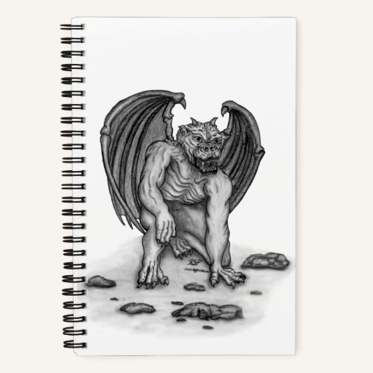 Carnet Golem Gargoyle (Recto)