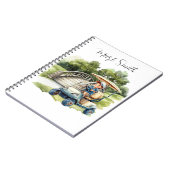 Carnet Golf avec des cadeaux de nom pour golfeur (Côté gauche)
