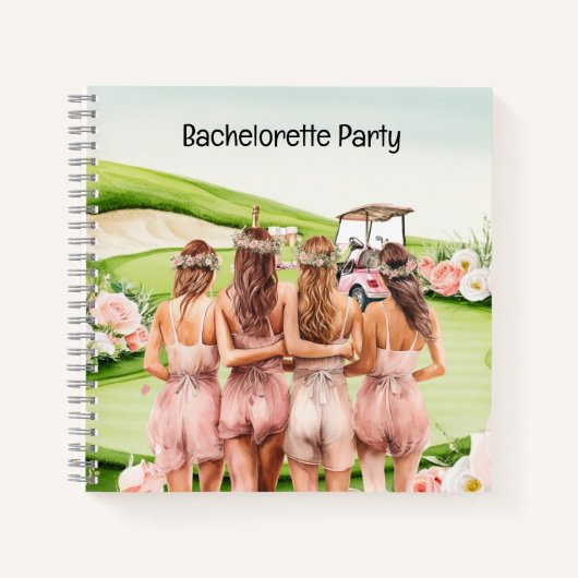 Carnet Golf Bachelorette Party pour Golfer (Devant)