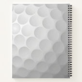 Carnet Golf Ball Texture & Club Premier Monogramme (Dos)