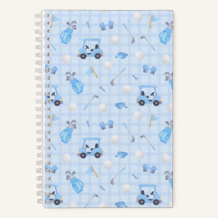 Carnet Golf Bleu