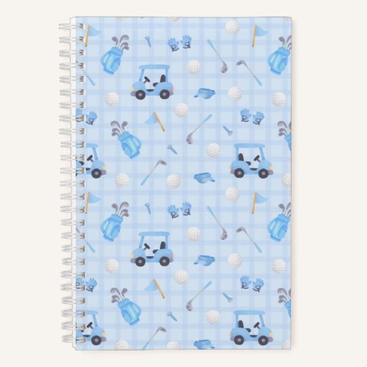 Carnet Golf Bleu (Recto)