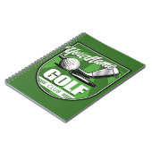 Carnet Golf Club NAME Pro Golfer Player Personnalisé (Côté gauche)