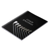 Carnet Golf Clubs Art Golf Coach Nom Pour Les Joueurs De  (Côté gauche)