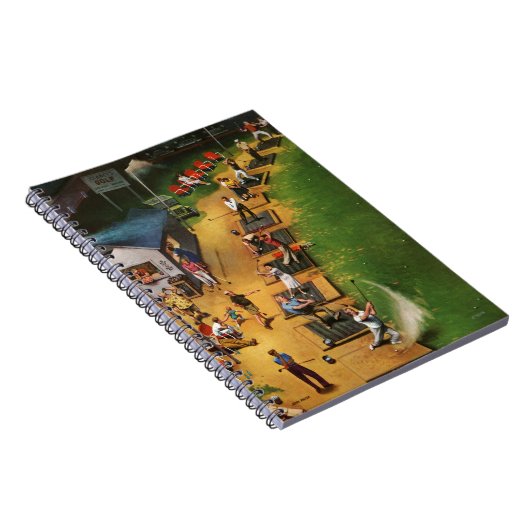 Carnet Golf Driving Range par John Falter (Côté Droit)