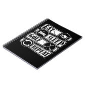 Carnet Golf Eat Sleep Golf Repeat 651 golfeur (Côté gauche)