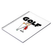 Carnet Golf FÉMININ (Côté gauche)