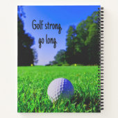 Carnet Golf fort aller longue pelouse balle de golf (Dos)