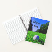 Carnet Golf fort aller longue pelouse balle de golf (Intérieur)