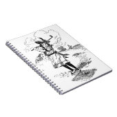 Carnet Golf Girl Golfing Art Vintage (Côté Droit)