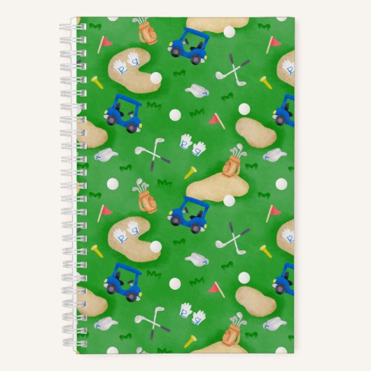 Carnet Golf Green (Recto)