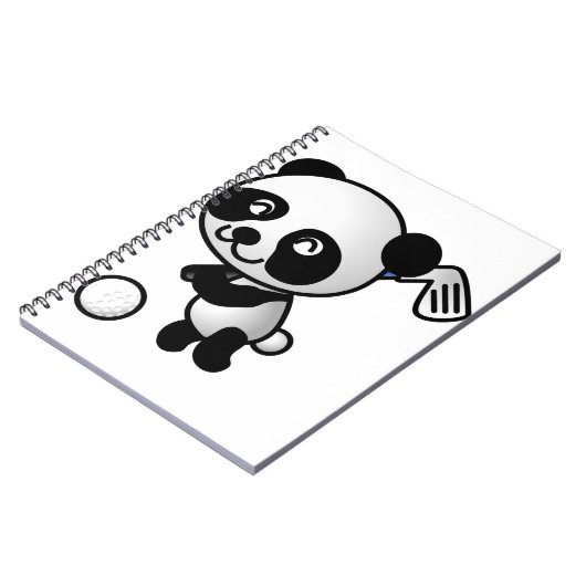 Carnet Golf Jouer Panda (Côté gauche)