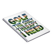 Carnet Golf la seule thérapie, tendance (Côté Droit)