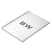 Carnet Golf Monogramme de près (Côté gauche)