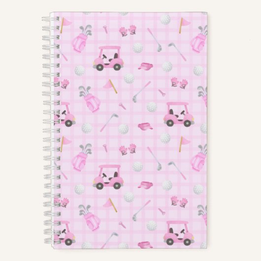 Carnet Golf Rose (Recto)