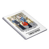 Carnet Golfer Postman aime le dessin sur le golf (Côté Droit)