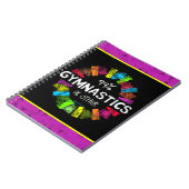 Carnet Golly filles : 99 pour cent de gymnastique 1 pour (Côté gauche)