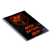 Carnet Good Better Best Never Let It Rest (Côté Droit)