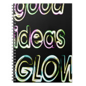 Carnet good des idées GLOW in the dark (Devant)