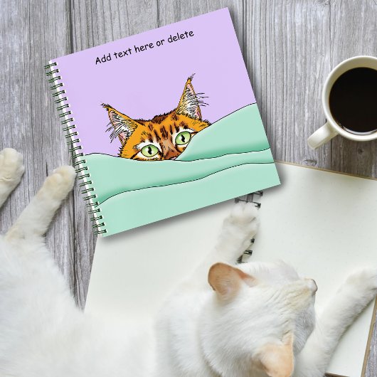 Carnet Good Morning Orange Cat Funny
