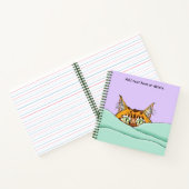 Carnet Good Morning Orange Cat Funny (Intérieur)