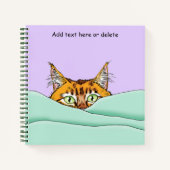 Carnet Good Morning Orange Cat Funny (Devant)